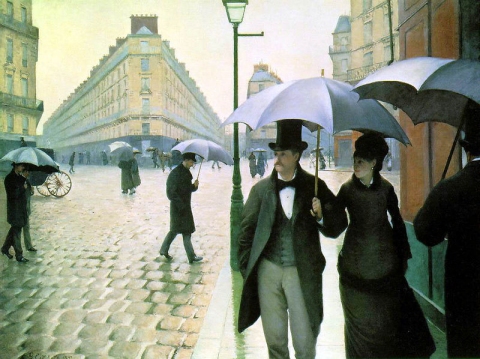 Gustave Caillebottes Regenbild