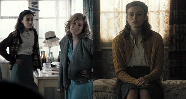 Keira Knightleys senfgelber Cardigan in „The Edge of Love“