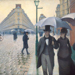 Schwarze Schirmchen in Paris